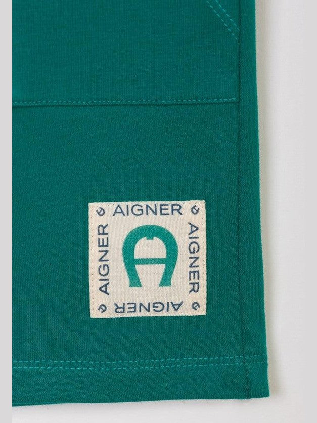 Bermudas sweat lycra woven badge