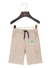 Bermudas poplin woven badge