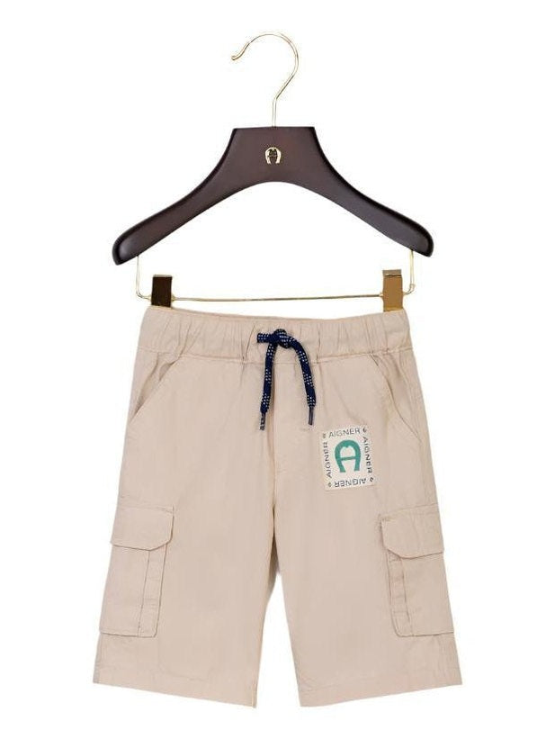 Bermudas poplin woven badge