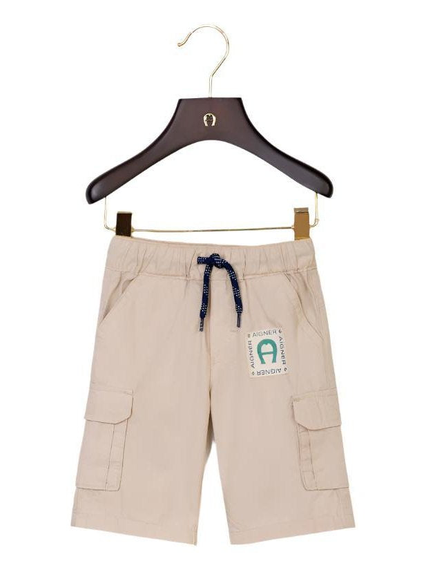 Bermudas poplin woven badge