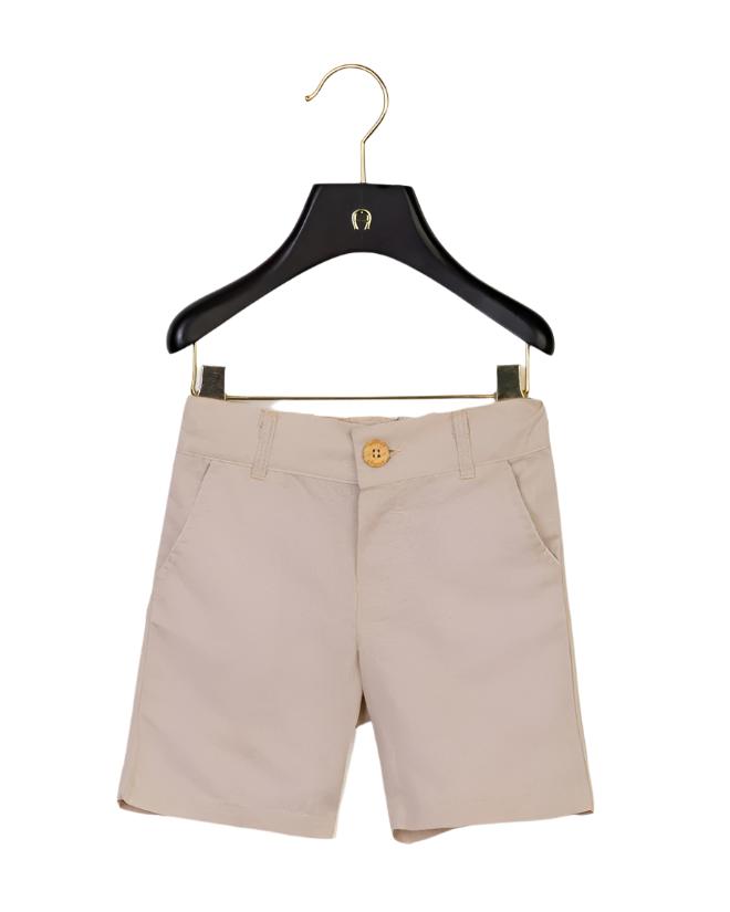 BERMUDAS LINEN WOVEN BADGE CE