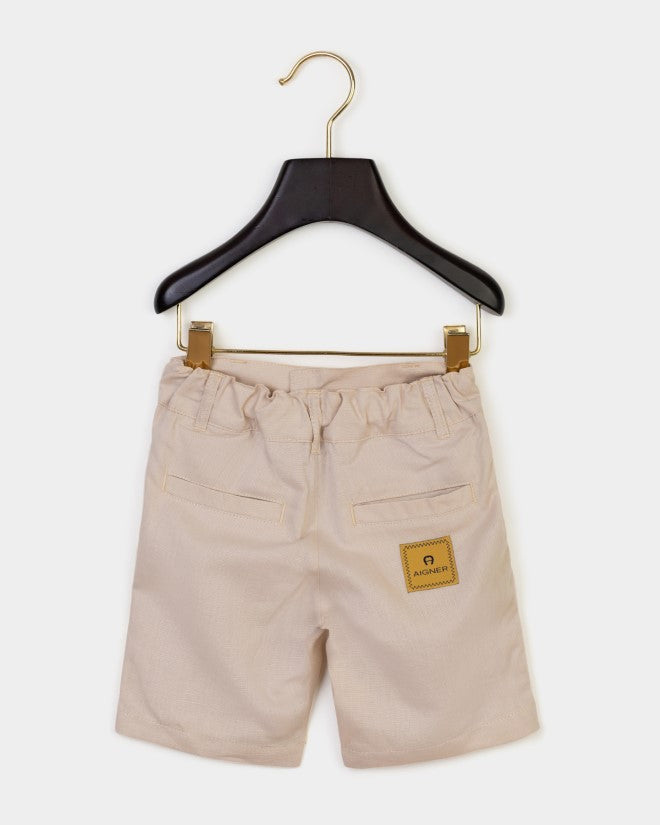 BERMUDAS LINEN WOVEN BADGE CE