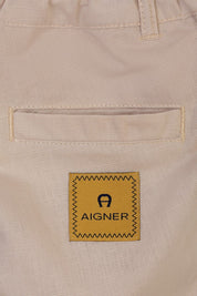 BERMUDAS LINEN WOVEN BADGE CE