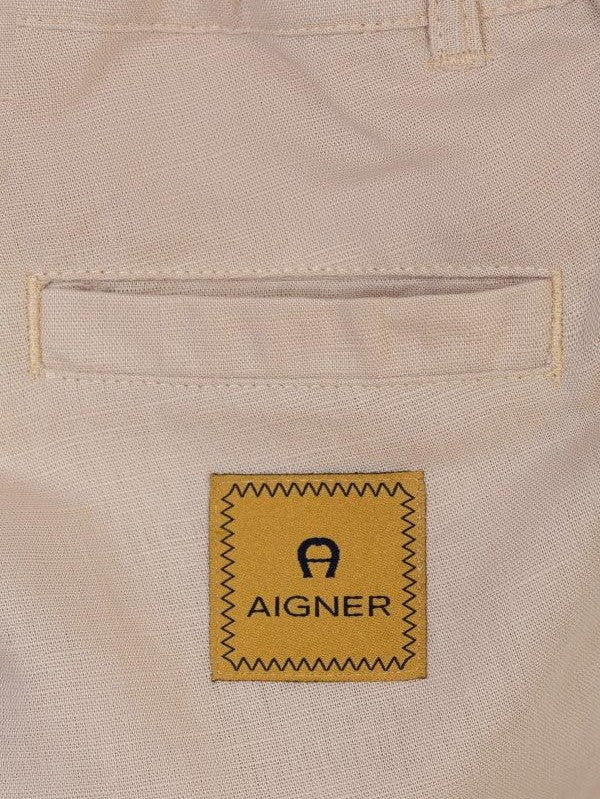 Bermudas linen woven badge ce