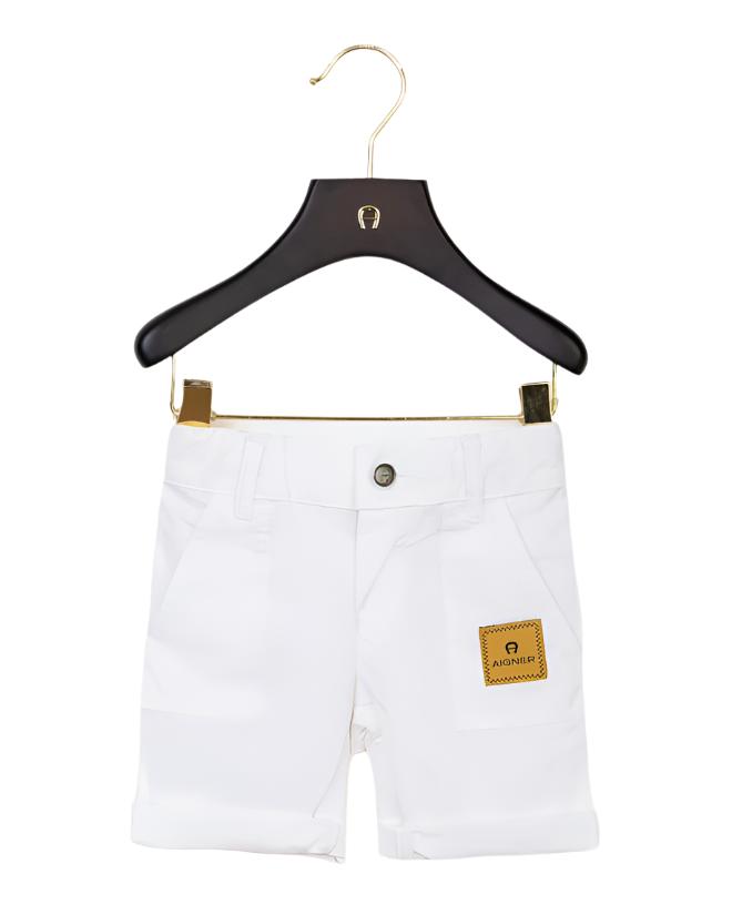 BERMUDAS POPLIN WOVEN BADGE CE