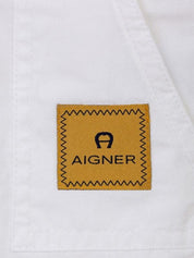 Bermudas poplin woven badge ce