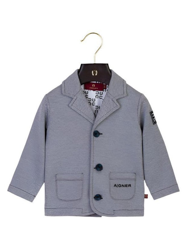 Jacket punto di roma embroidery/woven badge