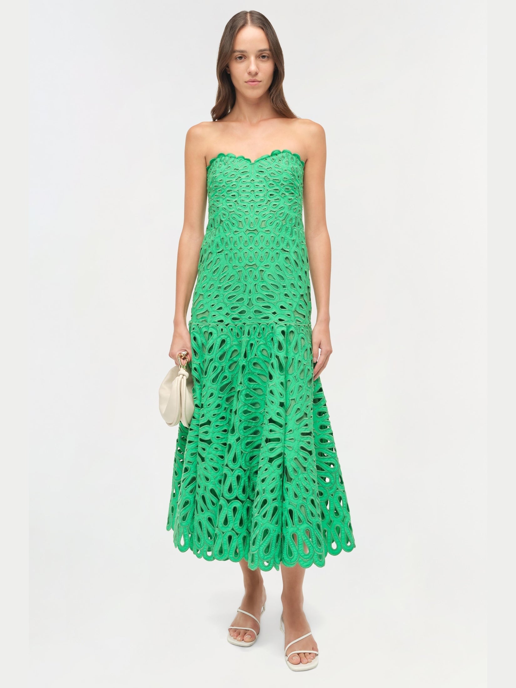Florence Embroidered Midi Dress