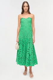 Florence Embroidered Midi Dress