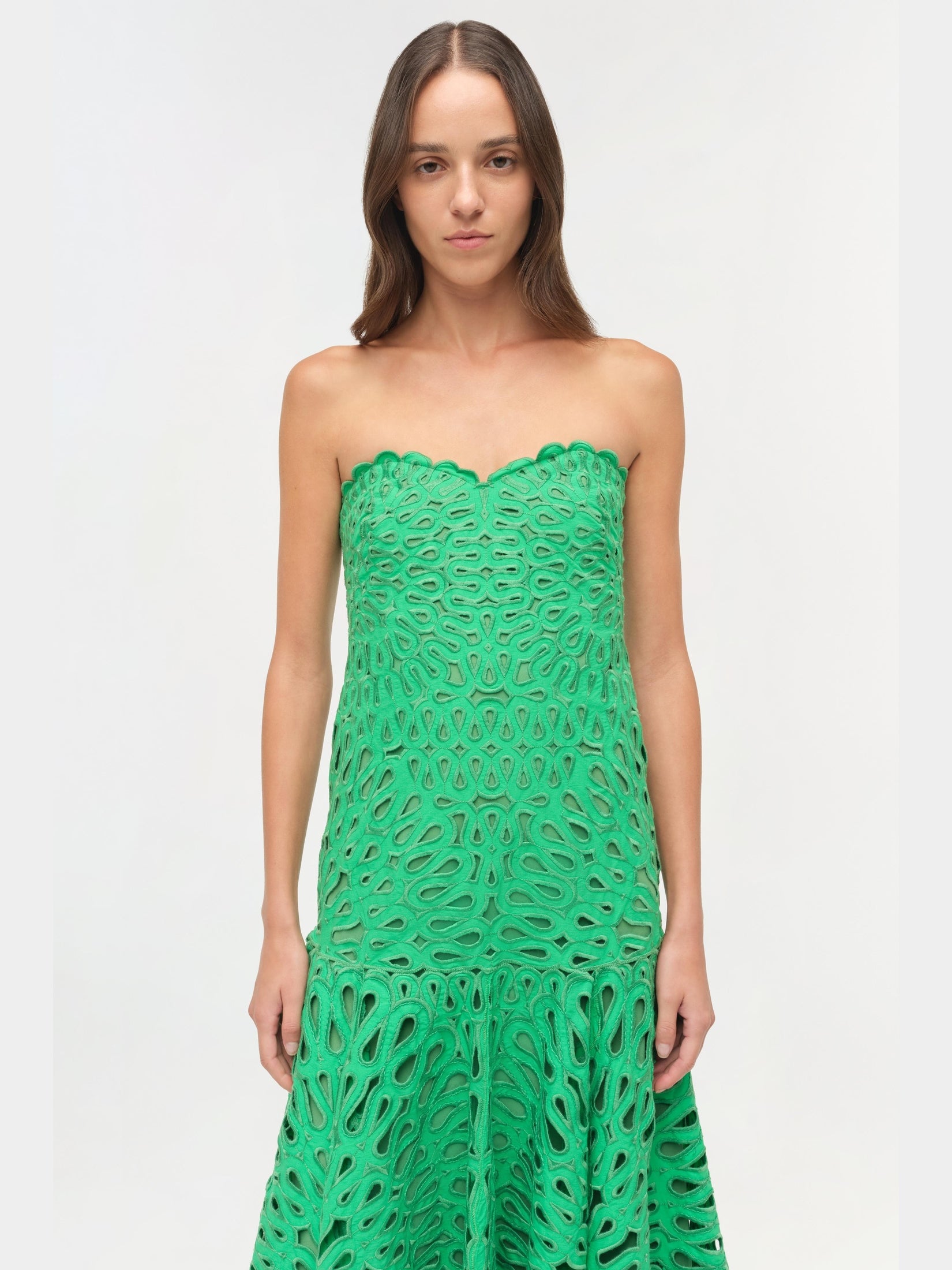 Florence Embroidered Midi Dress