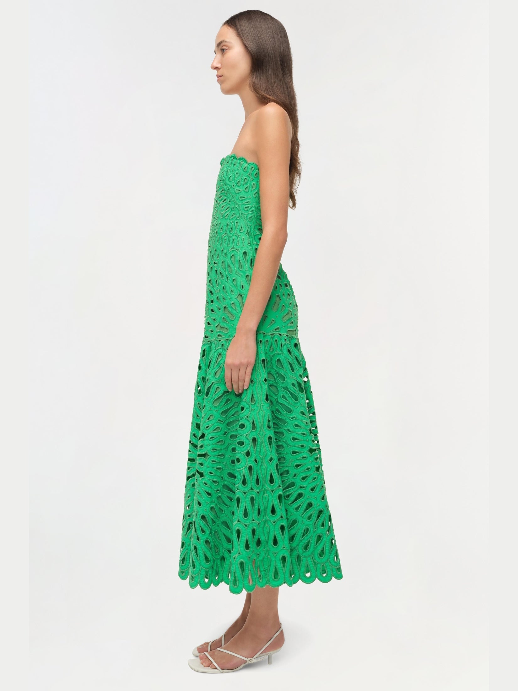Florence Embroidered Midi Dress