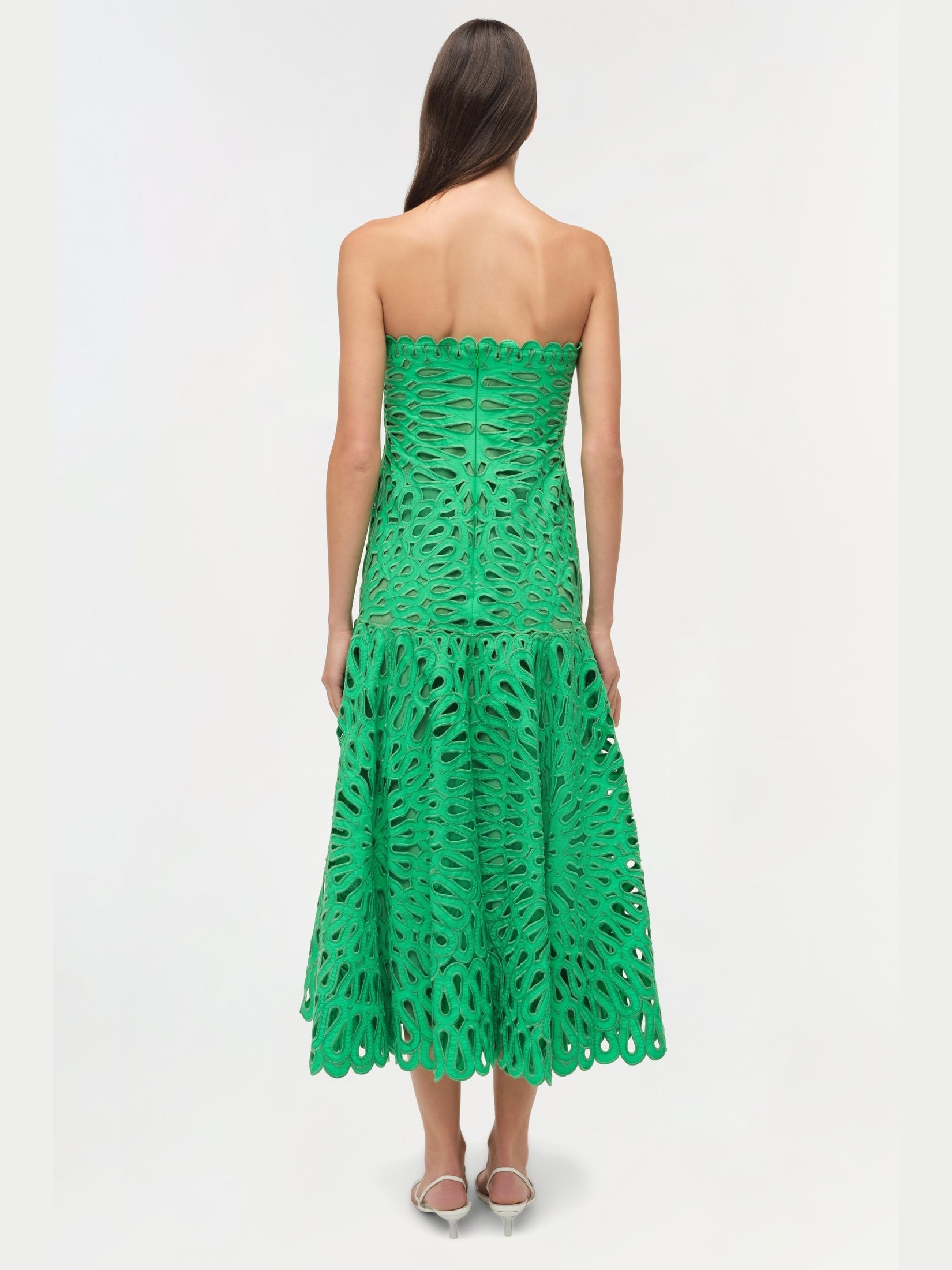Florence Embroidered Midi Dress