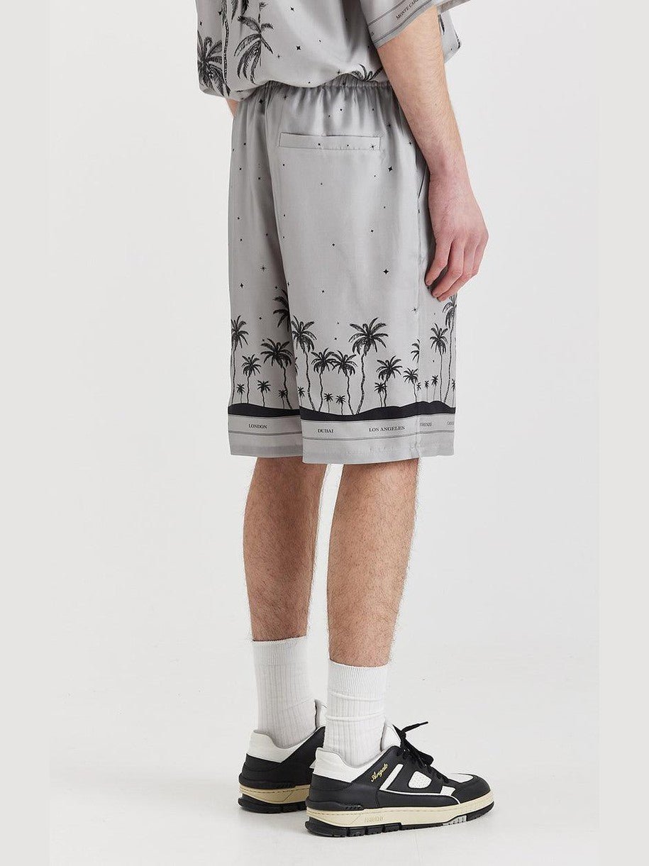Desert cloud silk shorts