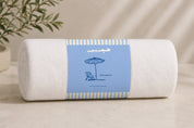White hajruss towel