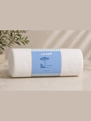 White hajruss towel