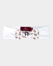 HEADBAND PIMA COTTON WITH STRETCH EMBROIDERY