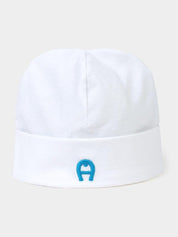 Cap pima cotton with stretch embroidery