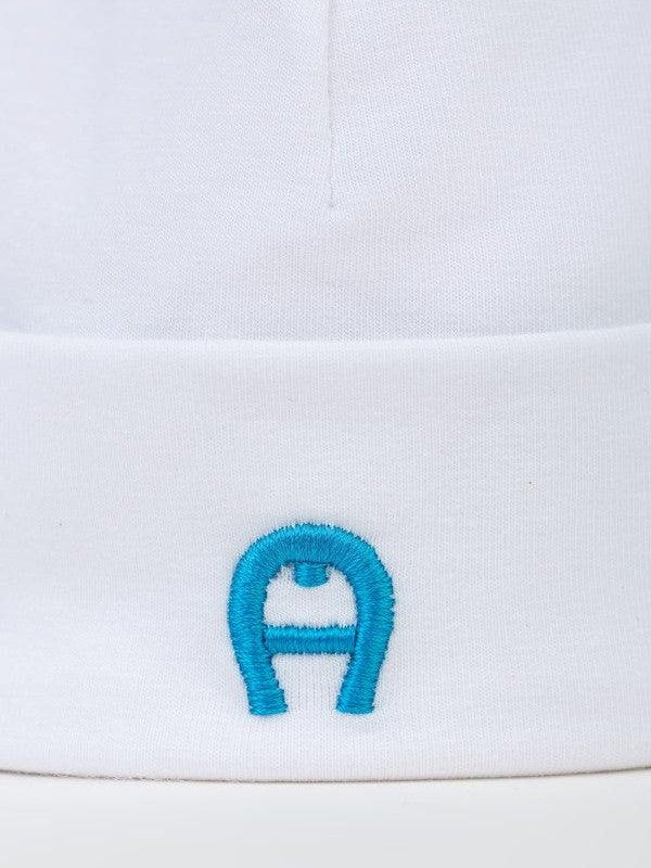 Cap pima cotton with stretch embroidery