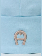 Cap pima cotton with stretch embroidery