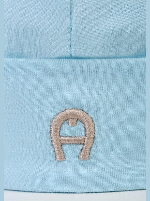 Cap pima cotton with stretch embroidery