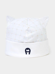 Cap pima cotton with stretch embroidery