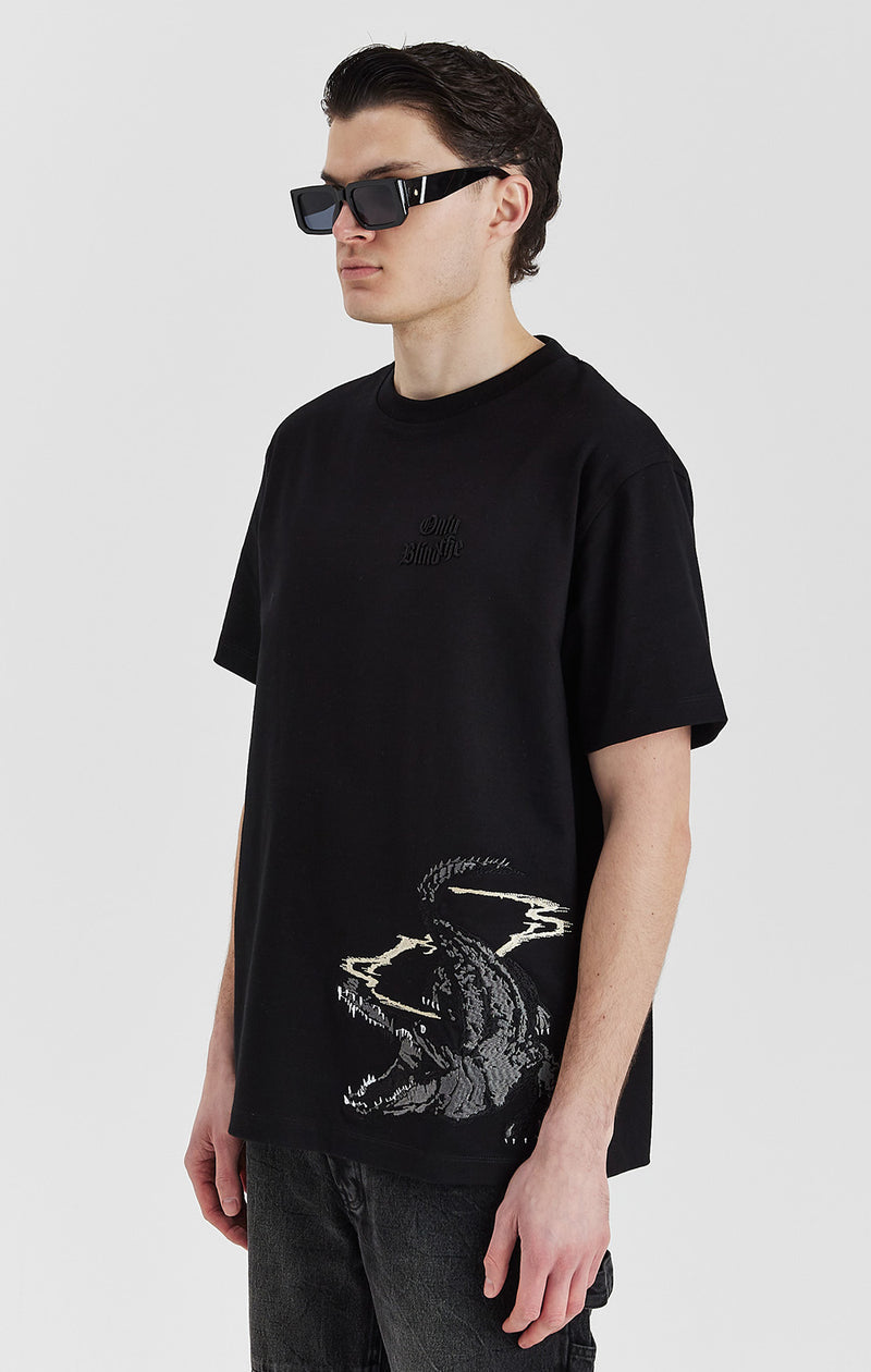 MIDNIGHT ALLIGATOR T-SHIRT