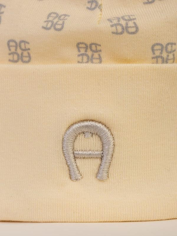 Cap pima cotton with stretch embroidery