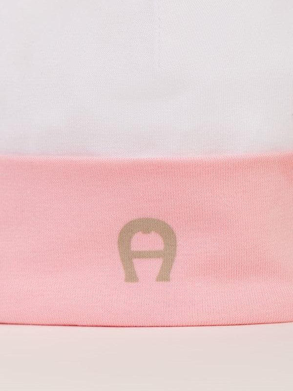 Cap pima cotton with stretch print