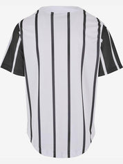 Serif striped block baseball shirt
