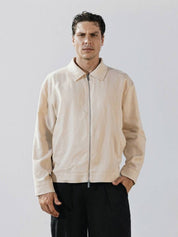Khaki linen jacket