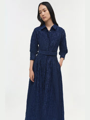 Courtney l/s belted gown