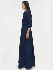 Courtney l/s belted gown