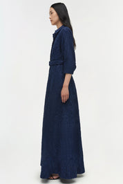 Courtney l/s belted gown