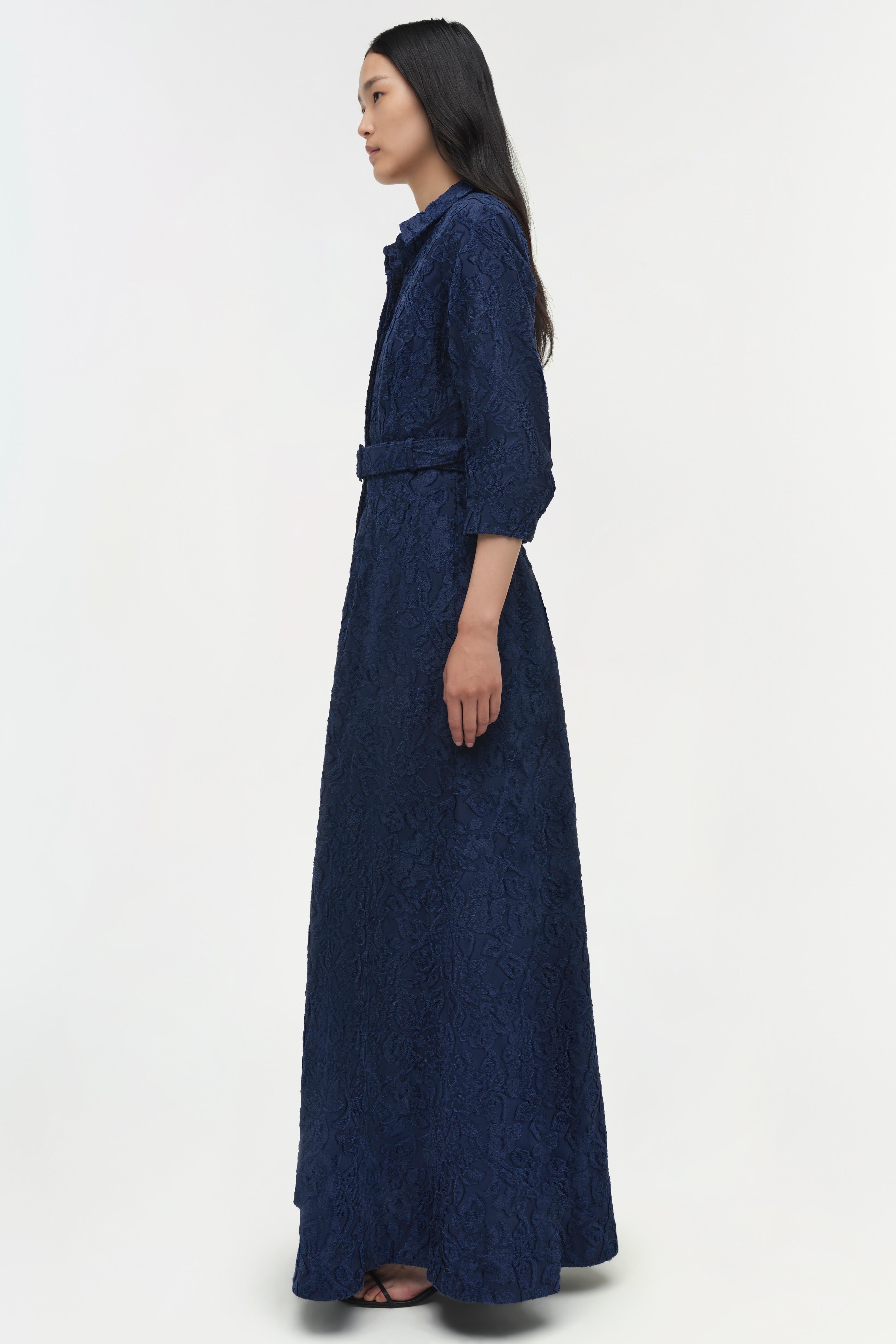 Courtney l/s belted gown