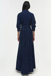 Courtney l/s belted gown