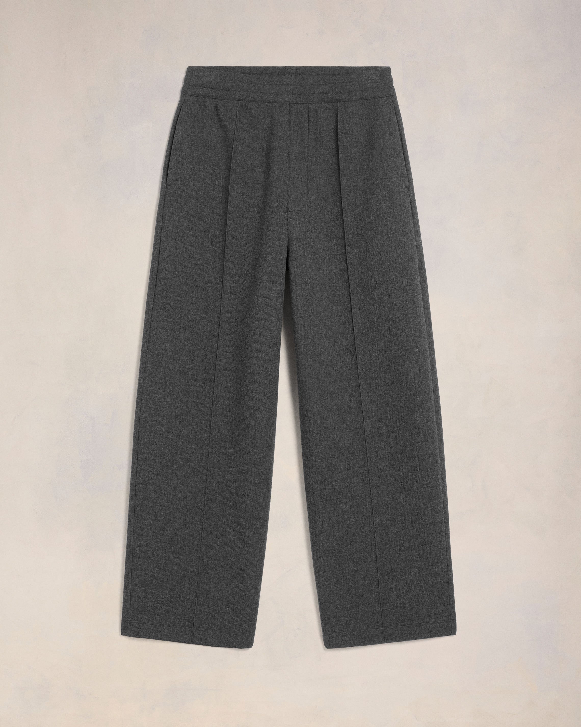 Ami Pleated Trousers Pleated trousers in bonded wool viscose canvas.