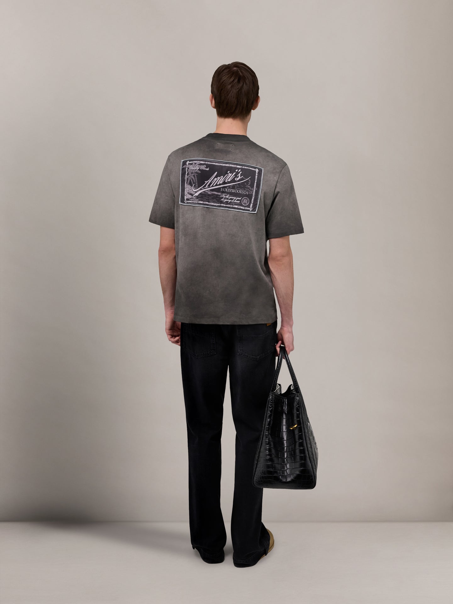 Amiri quality goods label tee