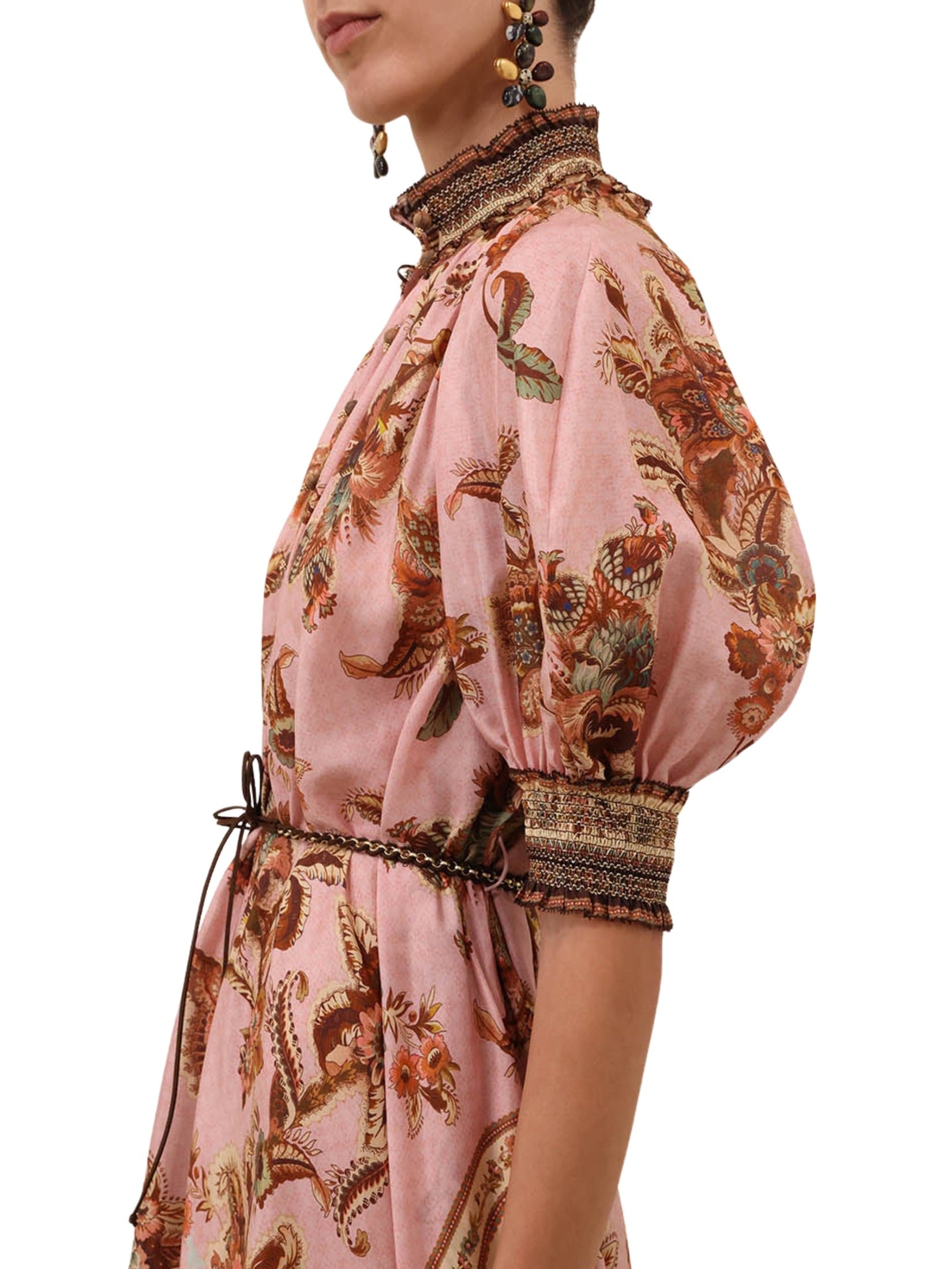 Aster billow maxi dress