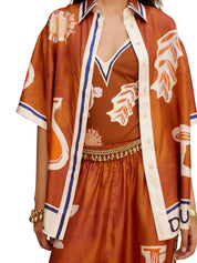 Soleil d'amour silk shirt