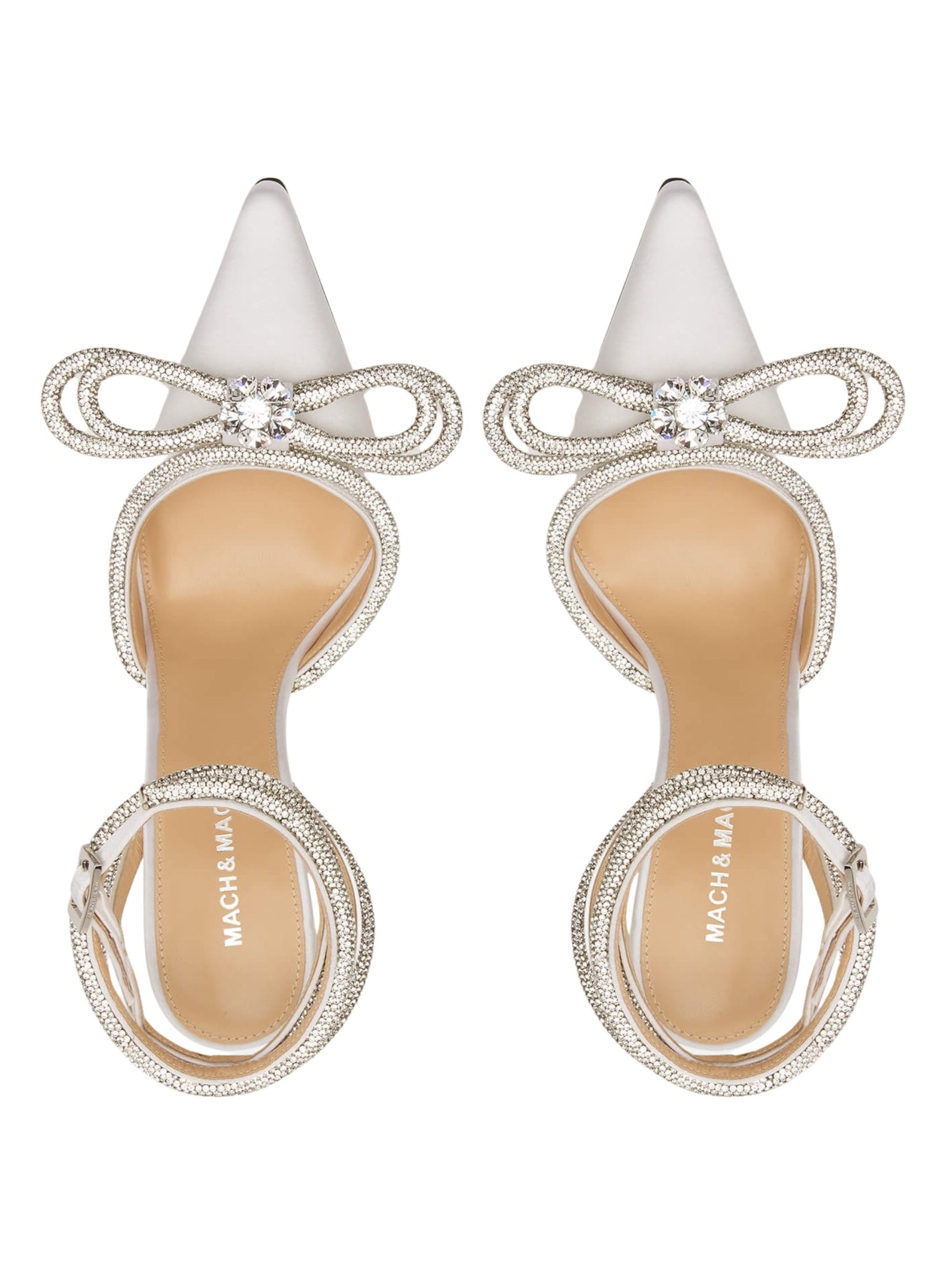 Double bow high heels (110mm)