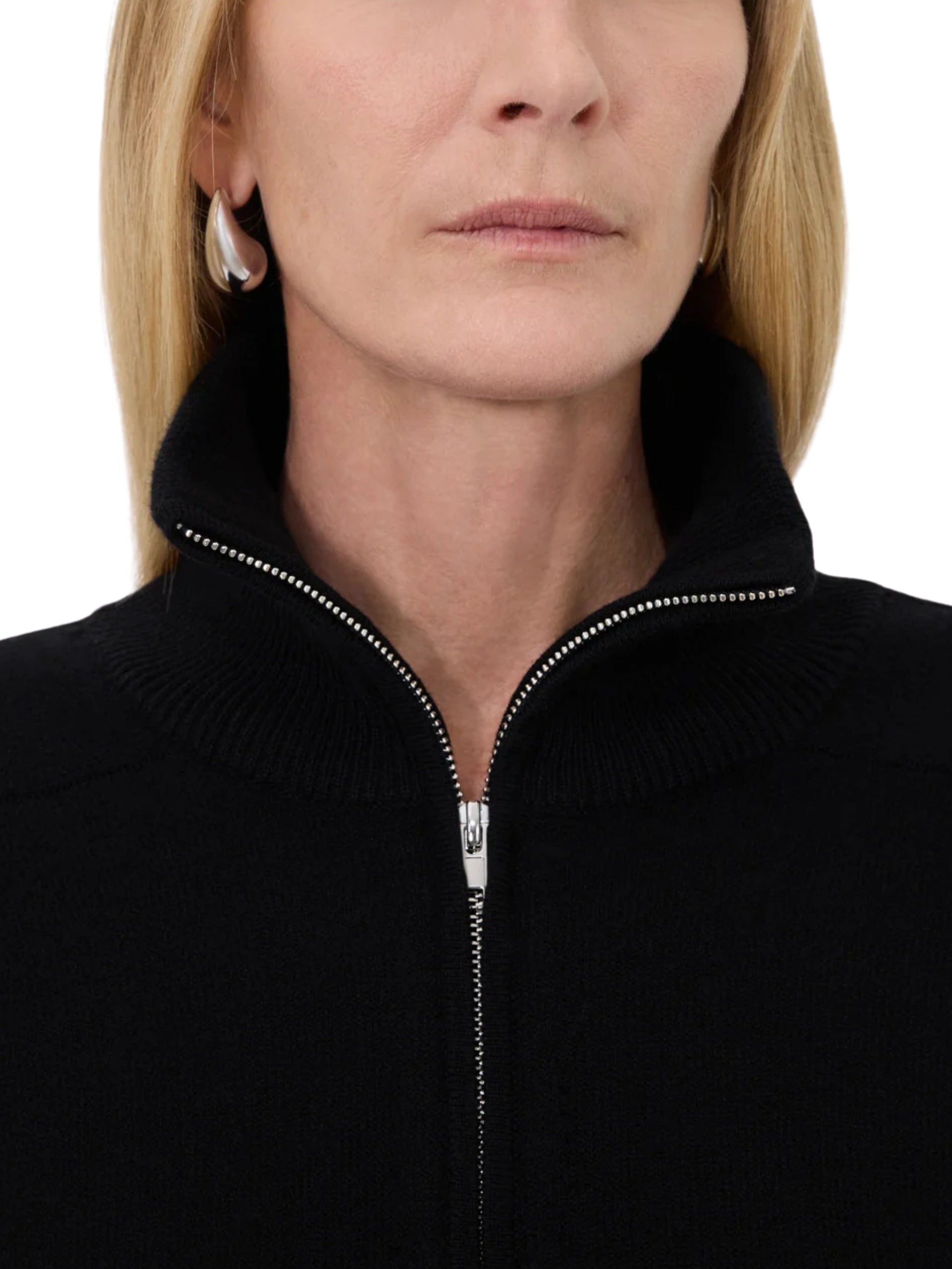 DRIES STAND COLLAR SWEATER