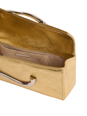 Gold Aura Baguette Clutch
