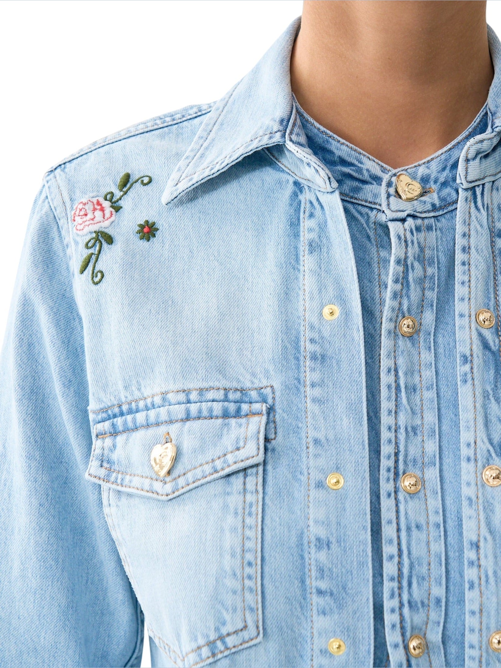 Sophy kitsch stitch relaxed shirt