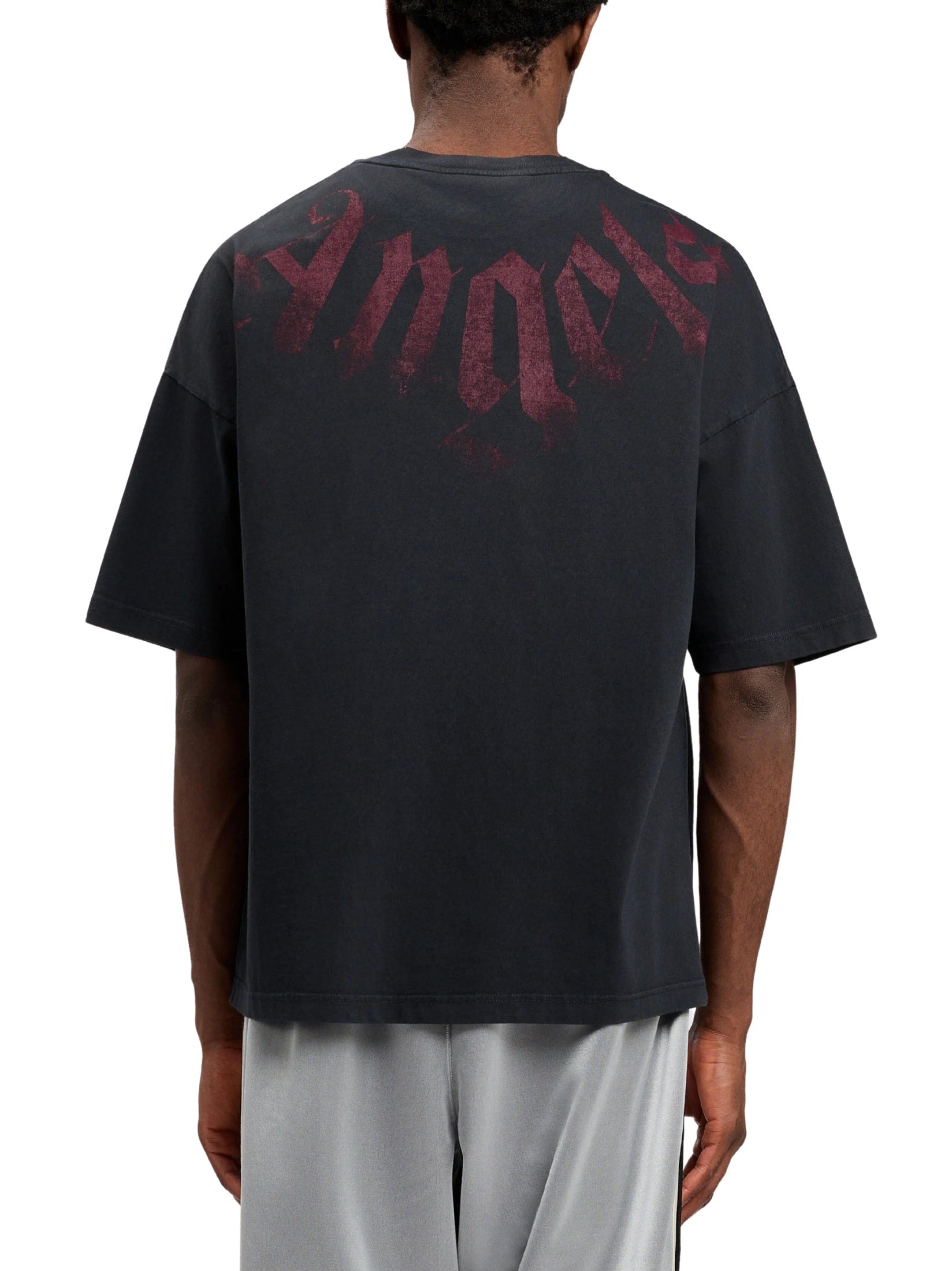 Big neck logo loose t-shirt