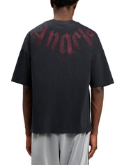 Big neck logo loose t-shirt