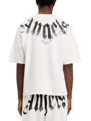 Big neck logo loose t-shirt