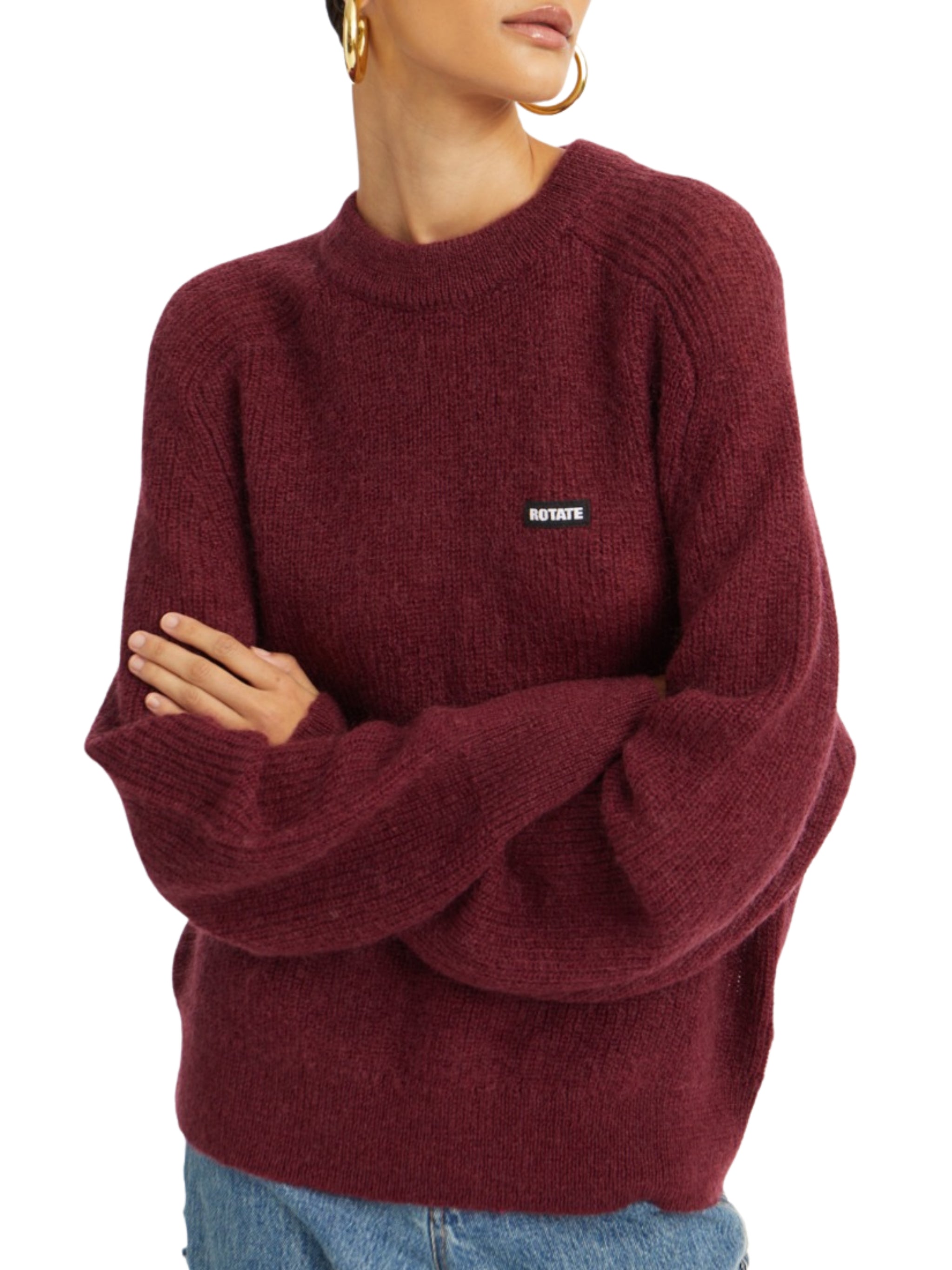 LIGHT KNIT LOGO SWEATER