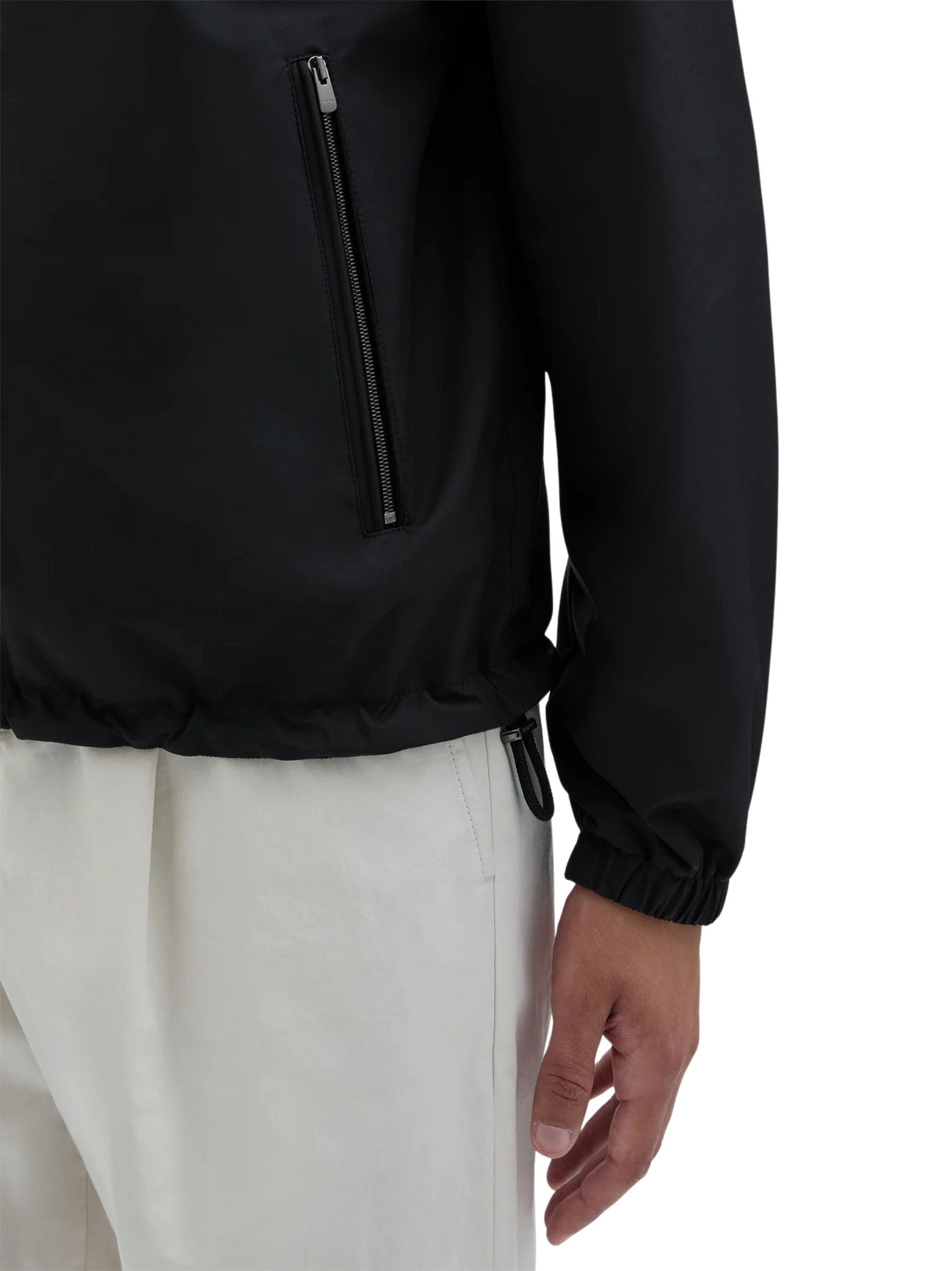 Caban jacket nylon tech twill