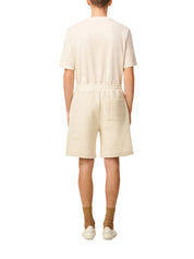 White Cotton Curly Fleece Short