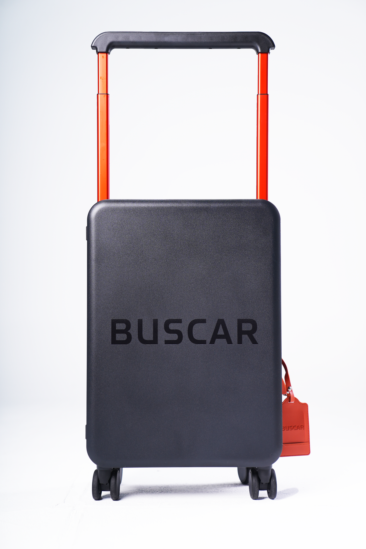 Black cabin bag - hand-painted